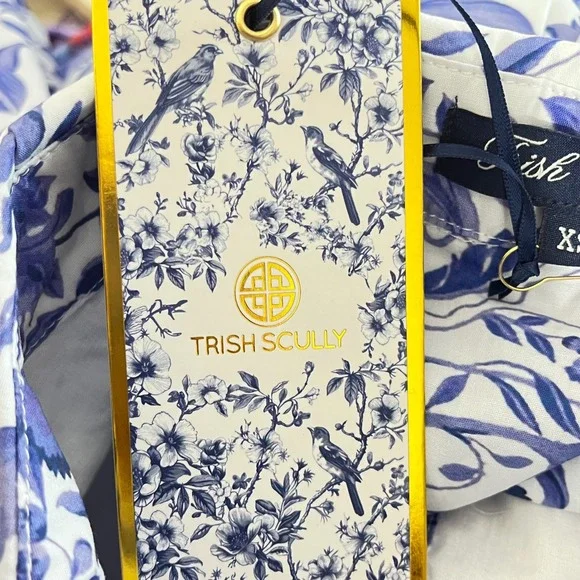 Elegant Blue Floral Maxi Dress - Picture 6 of 7